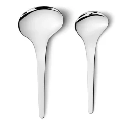 Georg Jensen Cubiertos De Servir<Cucharas de servir Bloom, set de 2 GrisPlateado