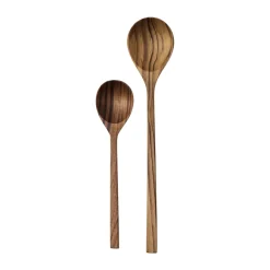 Tell Me More Cucharas de servir Teak 2 piezas, Marrón