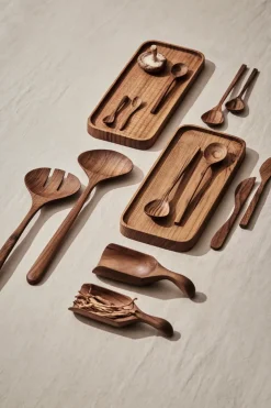 Tell Me More Cucharas de servir Teak 2 piezas, Marrón