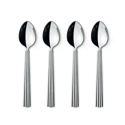 Georg Jensen Cucharillas De Café Y Té<Cucharas de té y café Bernadotte, 4 piezas Plateado
