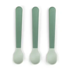 Done by deer Cucharas foodie Easy-grip, 3-pack, Green Verde