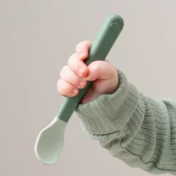Done by deer Cucharas foodie Easy-grip, 3-pack, Green Verde