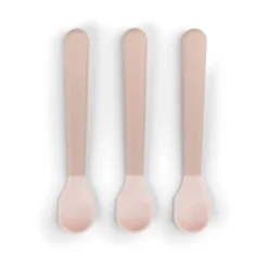 Done by deer Cubiertos Infantiles|Cubiertos De Mesa<Cucharas foodie Easy-grip, 3-pack, Powder Beige