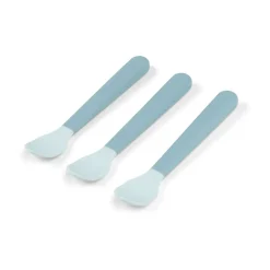 Done by deer Cubiertos Infantiles<Cucharas foodie Easy-grip, 3-pack, Blue Azul