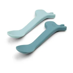 Done by deer Cucharas Lalee, 2-pack, Blue Azul New