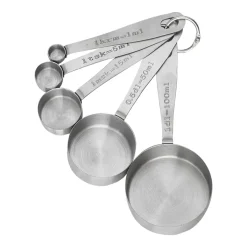 Dorre Cucharas Medidoras<Cucharas medidoras Myah 5 piezas, Acero inoxidable Plateado