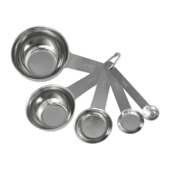 Nordwik Cucharas medidoras 5 piezas, Acero inoxidable Plateado Outlet