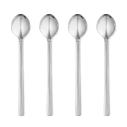 Georg Jensen Cucharilla de café con leche New York, set de 4 Plateado New