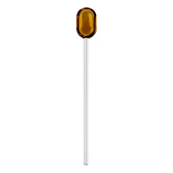 Muurla Cucharillas De Café Y Té<Cucharilla de latte vidrio 15,5 cm, Yellow-clear AmarilloTransparente