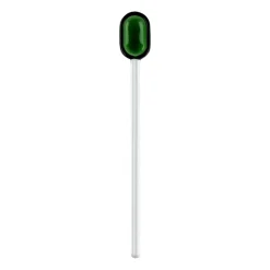 Muurla Cucharilla de latte vidrio 15,5 cm, Green-clear VerdeTransparente Outlet