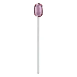 Muurla Cucharilla de latte vidrio 15,5 cm, Pink-clear RosaTransparente Best