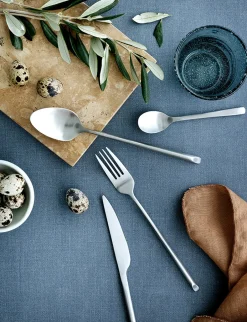Broste Copenhagen Cucharilla de té Sletten, Flana satin forged Plateado Online