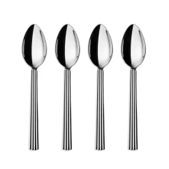 Georg Jensen Cucharillas de té alargadas Bernadotte, 4 piezas Plateado Discount