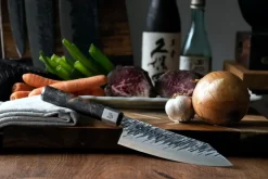 Satake Cuchillo Bunka Ame, 15 cm Plateado Hot