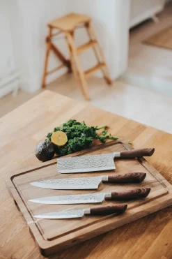 Dorre Cuchillo chino de chef Akira 30 cm, Marrón Best