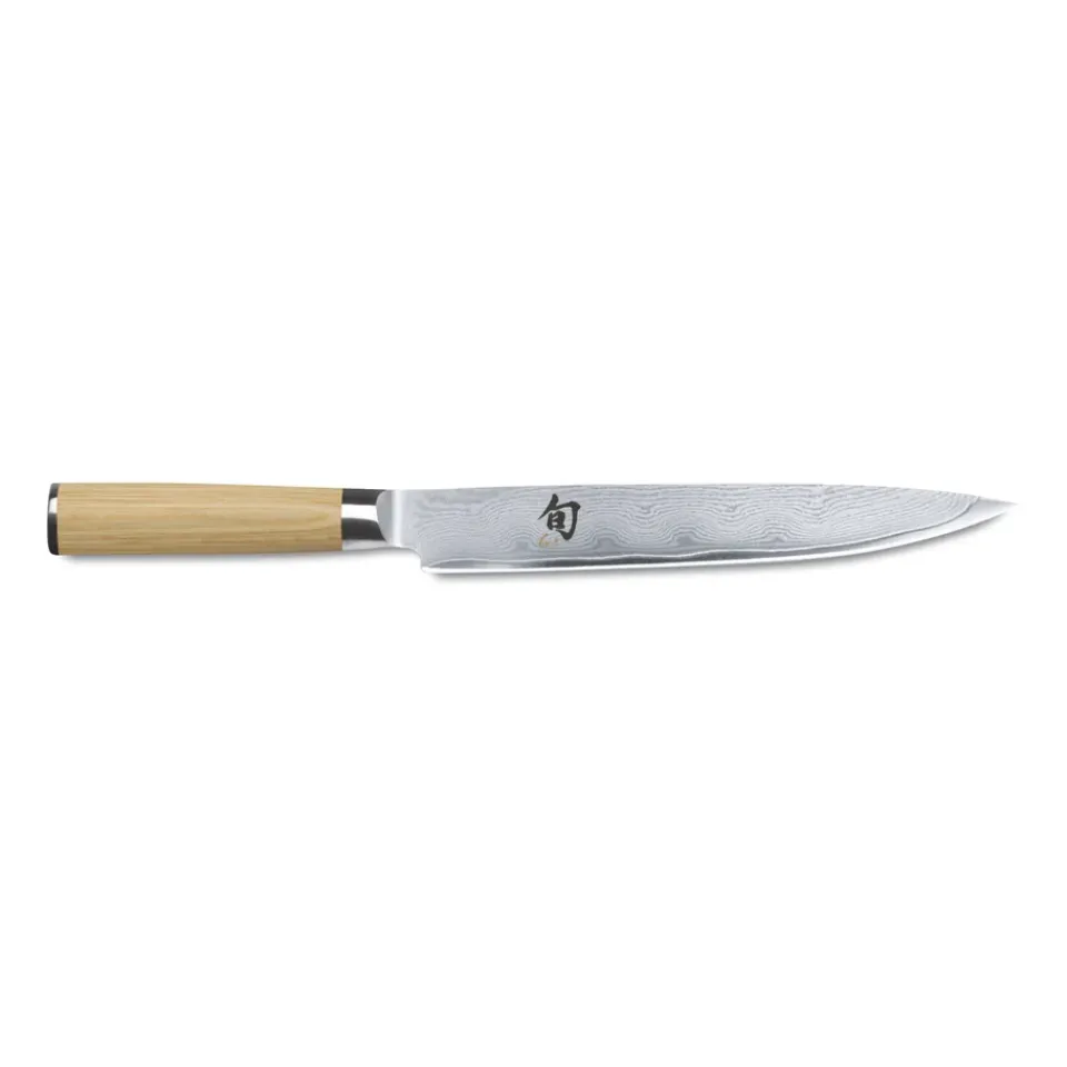 KAI Otros Cuchillos|Cuchillos Japoneses<Cuchillo cortador Shun Classic White, 23 cm BeigePlateado