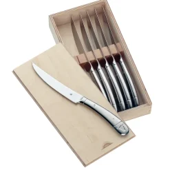 WMF Cuchillos Para Carne|Cubiertos De Mesa<Cuchillo de carne Geschenkidee 6 piezas, acero inoxidable Plateado