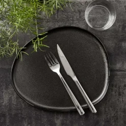 Aida Cuchillos Para Carne|Cubiertos De Mesa<Cuchillo de carne Raw, acero inoxidable Plateado