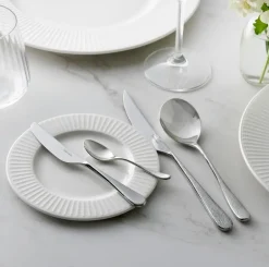 Robert Welch Cuchillos Para Carne|Cubiertos De Mesa<Cuchillo de carne Sandstone brillante, acero inoxidable Plateado