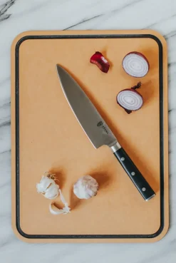 Dorre Cuchillos De Chef<Cuchillo de chef Asama 20 cm, Acero inoxidable NegroPlateado