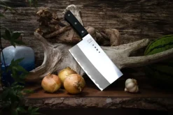 Satake Cuchillos De Chef<Cuchillo de chef chino Chopper 30,5 cm, Negro Plateado
