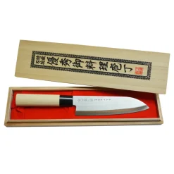 Satake Cuchillo de chef con caja Houcho, 17 cm Plateado Discount
