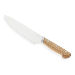 Morsø Cuchillo de chef Foresta 33 cm, acero inoxidable-roble MarrónPlateado Hot