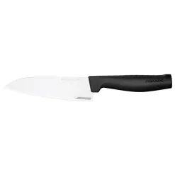 Fiskars Cuchillo de chef Hard Edge 13,5 cm, acero inoxidable Negro Outlet