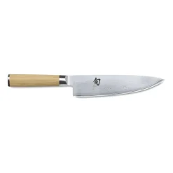 KAI Cuchillo de chef Shun Classic White, 20 cm BeigePlateado Clearance