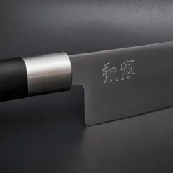 KAI Cuchillos Japoneses|Cuchillos De Chef<Cuchillo de chef Wasabi Black, 20 cm PlateadoNegro