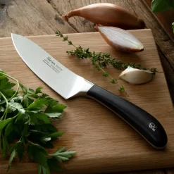 Robert Welch Cuchillo de chef Signature, 12 cm PlateadoNegro Best