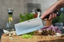 Zwilling Cuchillo de chef Pro chino, 18 cm Negro New