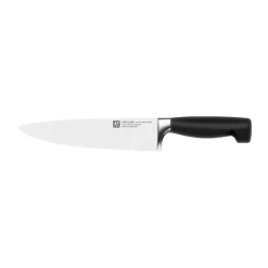 Zwilling Cuchillo de chef Four star 20 cm, Negro-acero inoxidable Plateado Discount
