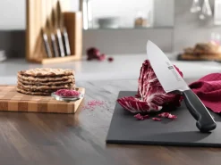 Zwilling Cuchillo de chef Four star 20 cm, Negro-acero inoxidable Plateado Discount