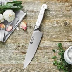 Zwilling Cuchillos De Chef<Cuchillo de chef Pro le Blanc 18 cm, Blanco-acero inoxidable BlancoPlateado