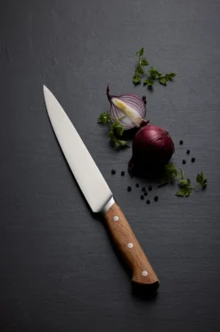 Morsø Cuchillo de filetear Foresta 32,5 cm, acero inoxidable-roble MarrónPlateado
