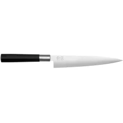 KAI Cuchillo de filetear Wasabi Black, 18 cm PlateadoNegro