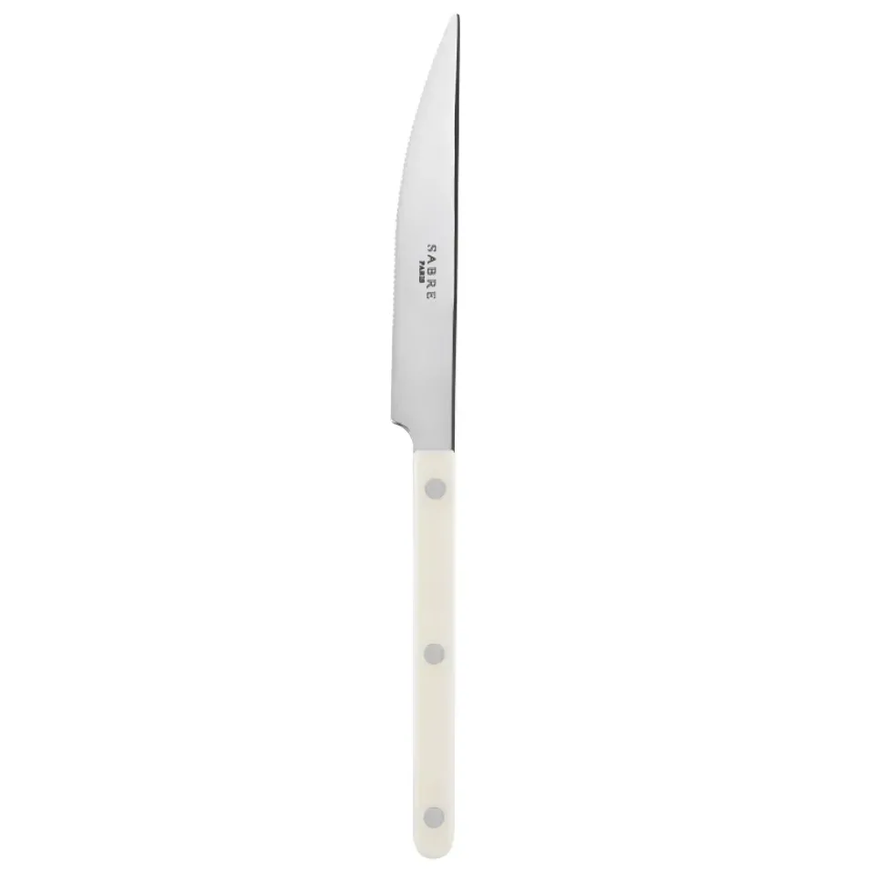 SABRE Paris Cuchillo de mesa Bistrot shiny, Ivory Beige