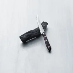 Gense Cuchillos Para Carne|Cubiertos De Mesa<Cuchillo de mesa Old Farmer, madera-acero inoxidable MarrónPlateado