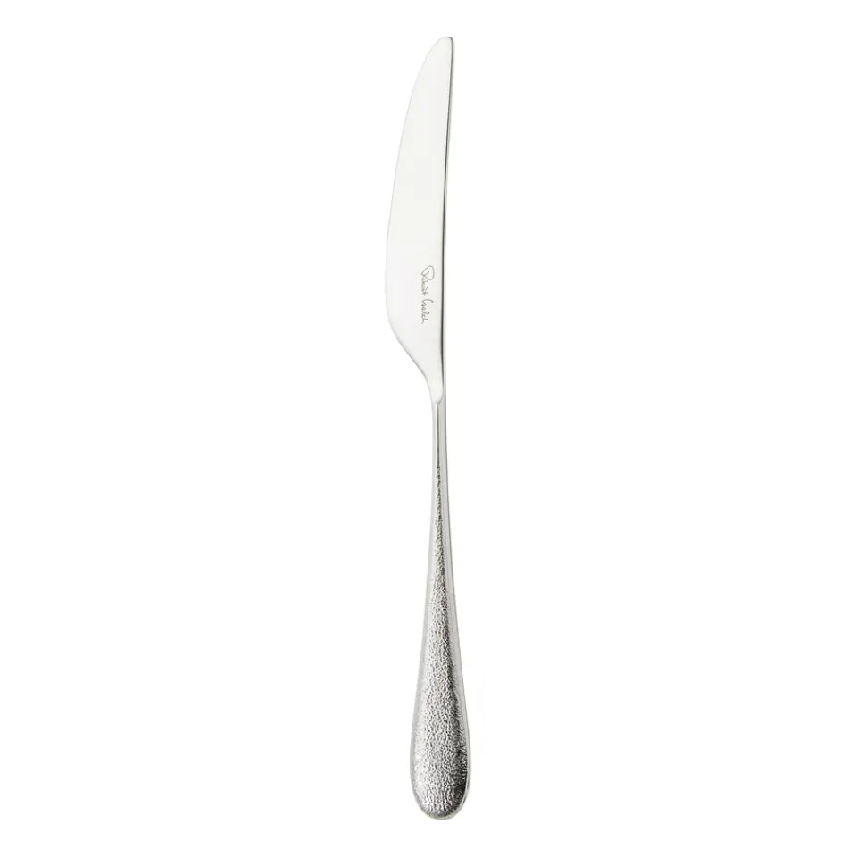 Robert Welch Cubiertos De Mesa<Cuchillo de mesa Sandstone brillante, acero inoxidable Plateado