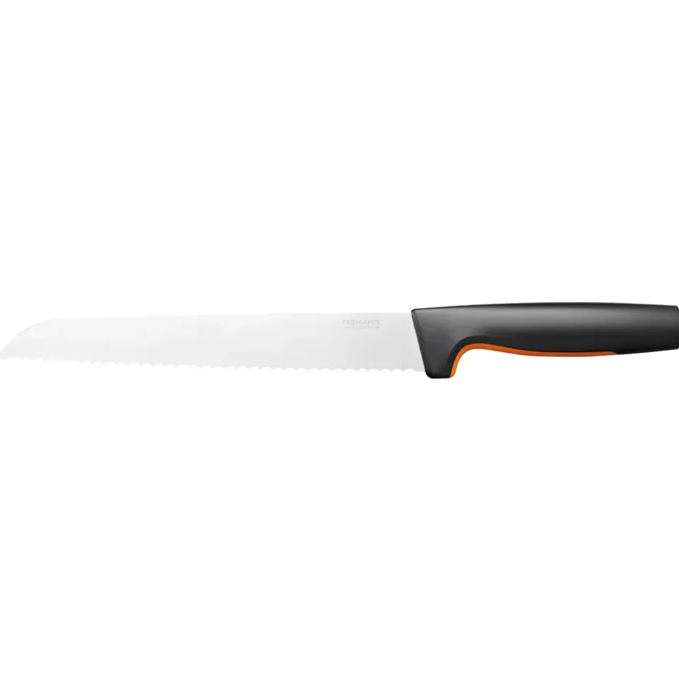 Fiskars Cuchillo de pan Functional Form, 21 cm Negro Outlet