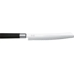 KAI Cuchillo de pan Wasabi Black, 23 cm PlateadoNegro Discount