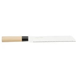 Satake Cuchillos Japoneses|Cuchillos De Pan<Cuchillo de pan Houcho, 24 cm BeigePlateadoNegro