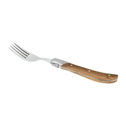 Hâws Cuchillo de parrilla Laguiole By , pack de 6, Oliva MarrónPlateado Hot