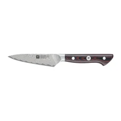 Zwilling Cuchillo de pelar Tanrei 10 cm, Acero damasco-negro Plateado Clearance