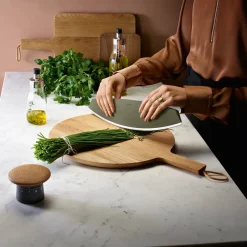 Eva Solo Cuchillo de pizza / hierbas Green Tool, Verde Clearance