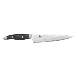KAI Cuchillo de uso general Shun Nagare, 15 cm NegroPlateado Hot