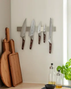 Eva Solo Cuchillo de verduras Nordic Kitchen 13 cm, Acero damasco PlateadoMarrón Best