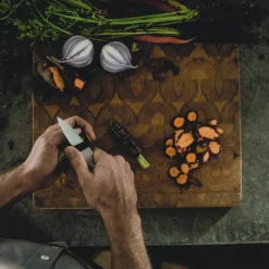 Fiskars Cuchillo de verduras Norden, 9 cm MarrónPlateado Online