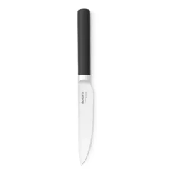 Brabantia Cuchillo de verduras Profile 22 cm, negro-acero inoxidable NegroPlateado Best